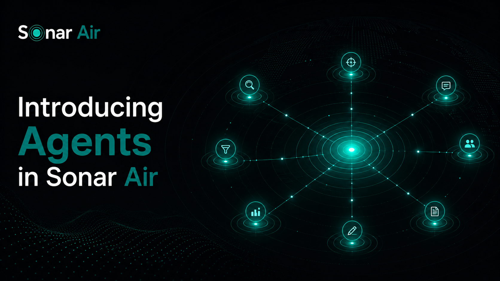 The Agents workspace in Sonar Air